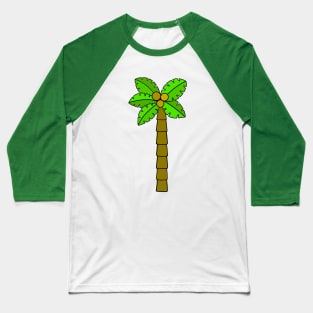 TROPICAL Island Palm Tree - Tropical Art Baseball T-Shirt